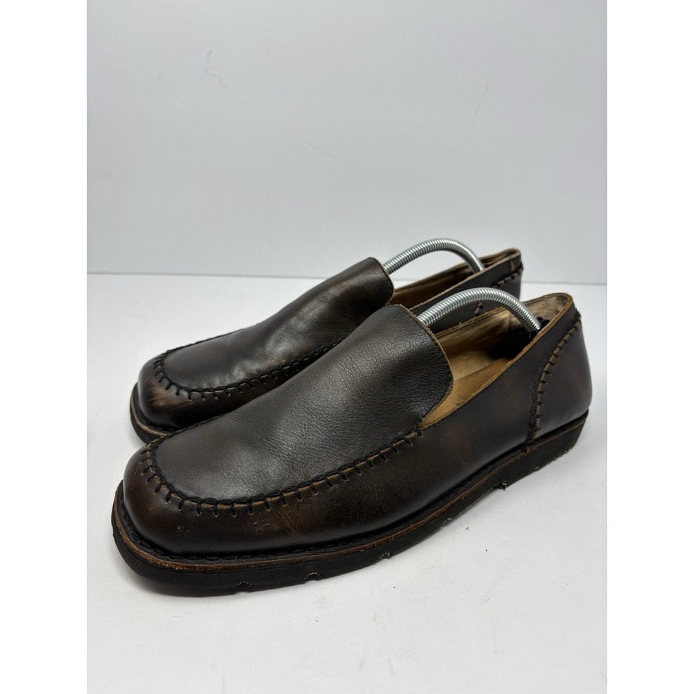 Bed Stu Brown Leather Loafer Shoes Men's Size 10.5 Classic Designer